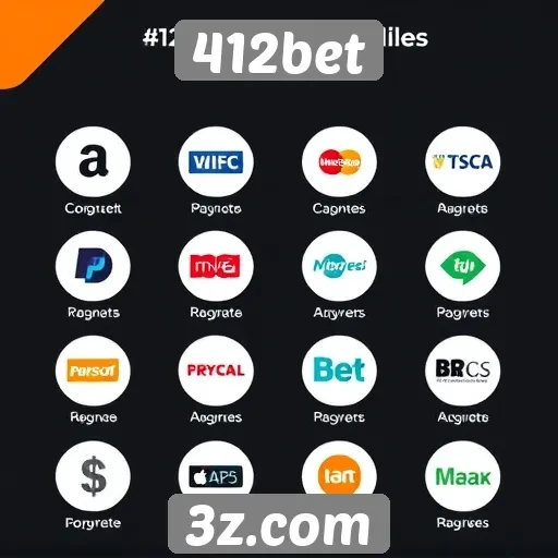 Métodos de pagamento aceitos no 412bet